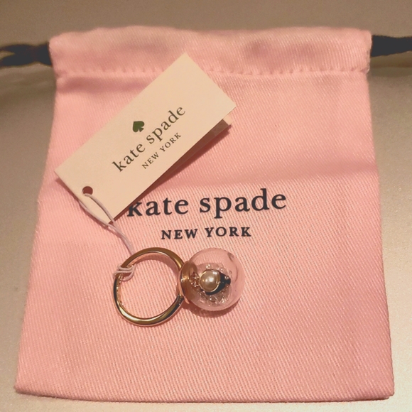 🐧Kate Spade Arctic friends Peguin snow globe ring Size 7 NOVELTY - Picture 4 of 6
